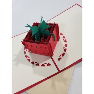 Bundle of 3 Wedding Unique 3D Popup Ring Box That Opens With Ring Inside Cards